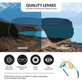 Kids Photochromic Cycling Sunglasses