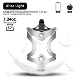 ROCKBROS Lightweight Alloy Bike Water Bottle Holder for Road  Mountain Bikes