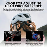 ROCKBROS LK-11 Cycling Helmet Integrated Adjustable Shockproof MTB Road Unisex
