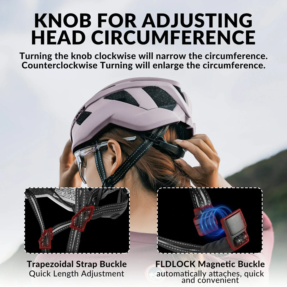 ROCKBROS LK-11 Cycling Helmet Integrated Adjustable Shockproof MTB Road Unisex