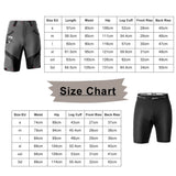 ROCKBROS Men's Cycling Shorts 4D Padded Compression Shorts