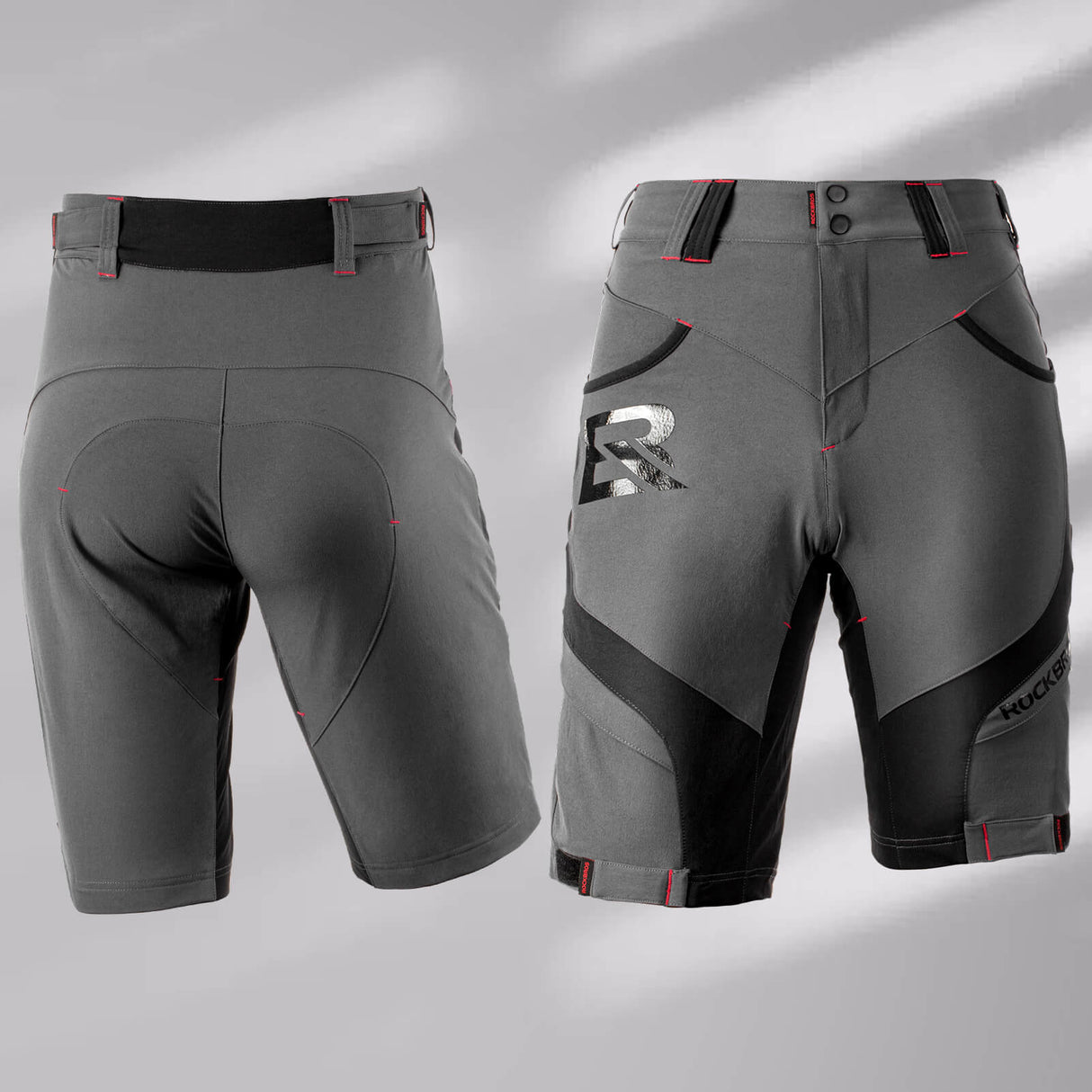 ROCKBROS Men's Cycling Shorts 4D Padded Compression Shorts