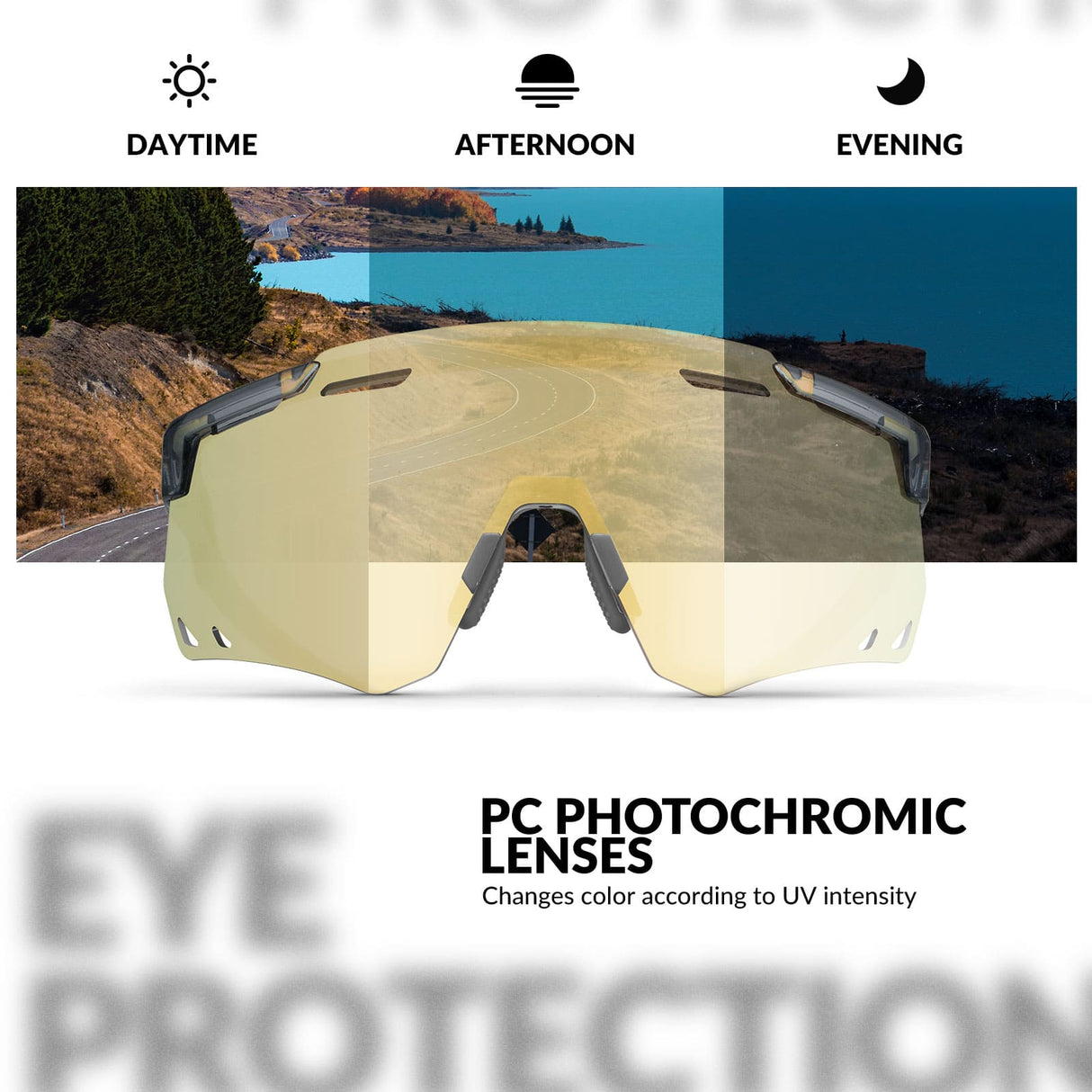 Photochromic Windproof Cycling Glasses