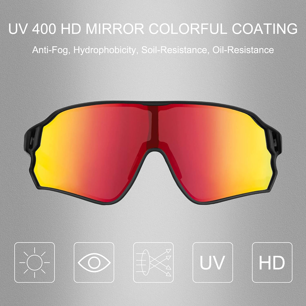 UV400 Polarized Sunglasses for Cycling
