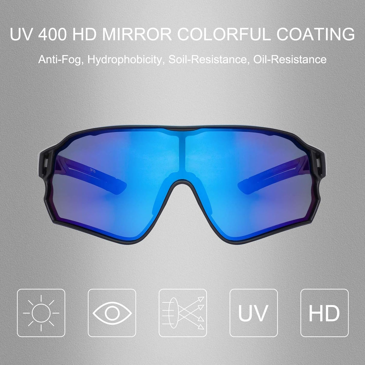 UV400 Polarized Sunglasses for Cycling