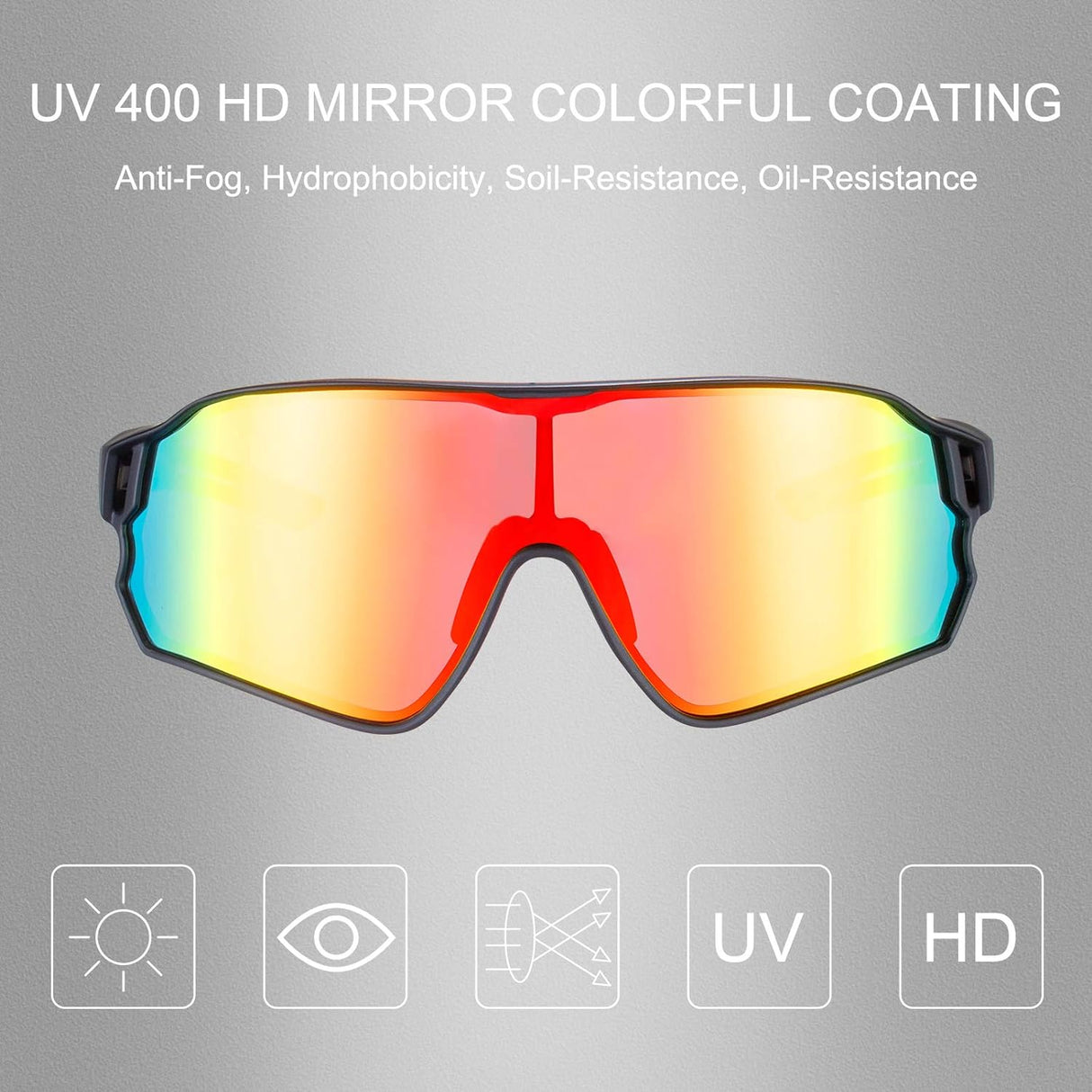 UV400 Polarized Sunglasses for Cycling