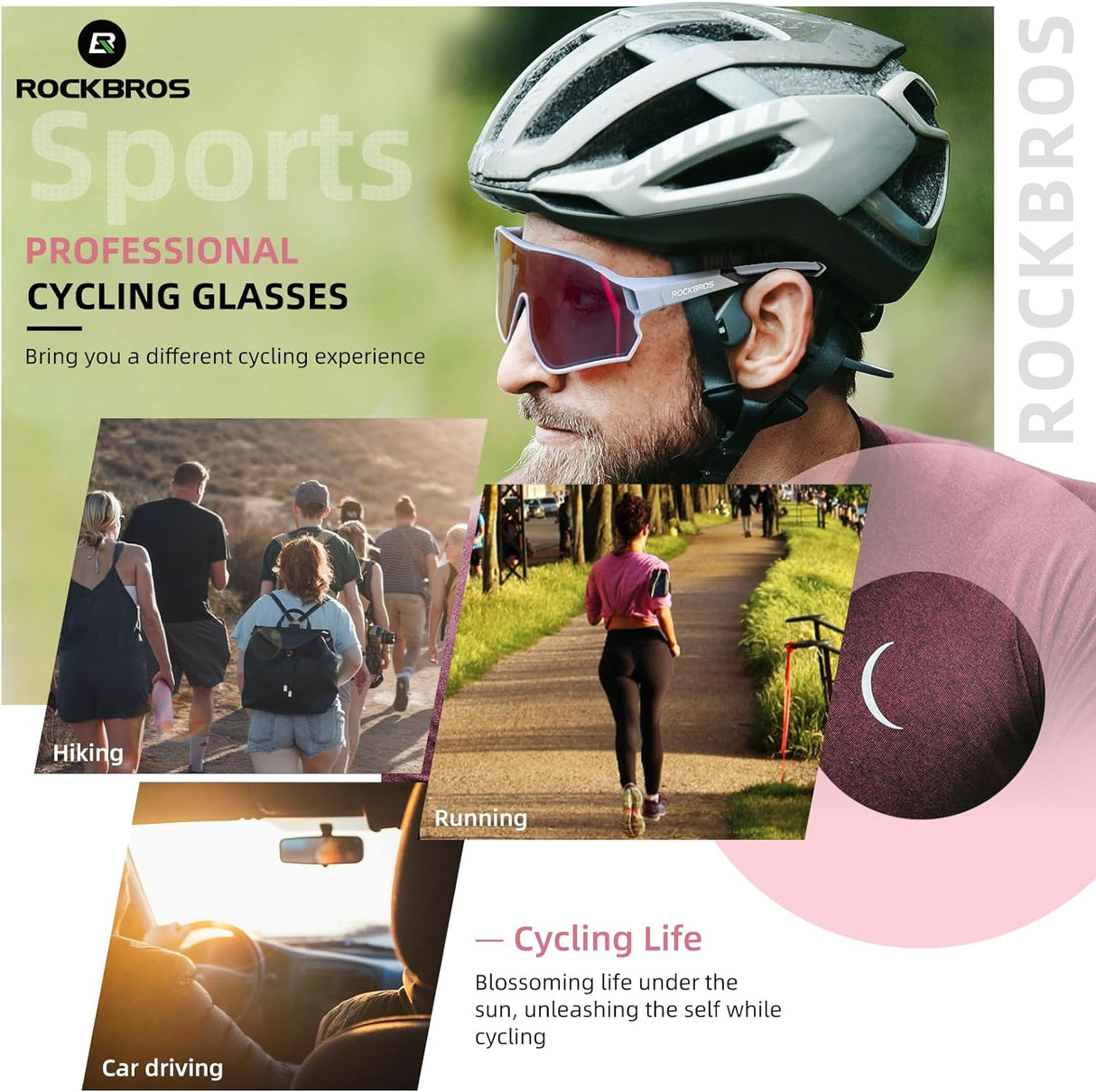 UV400 Polarized Sunglasses for Cycling