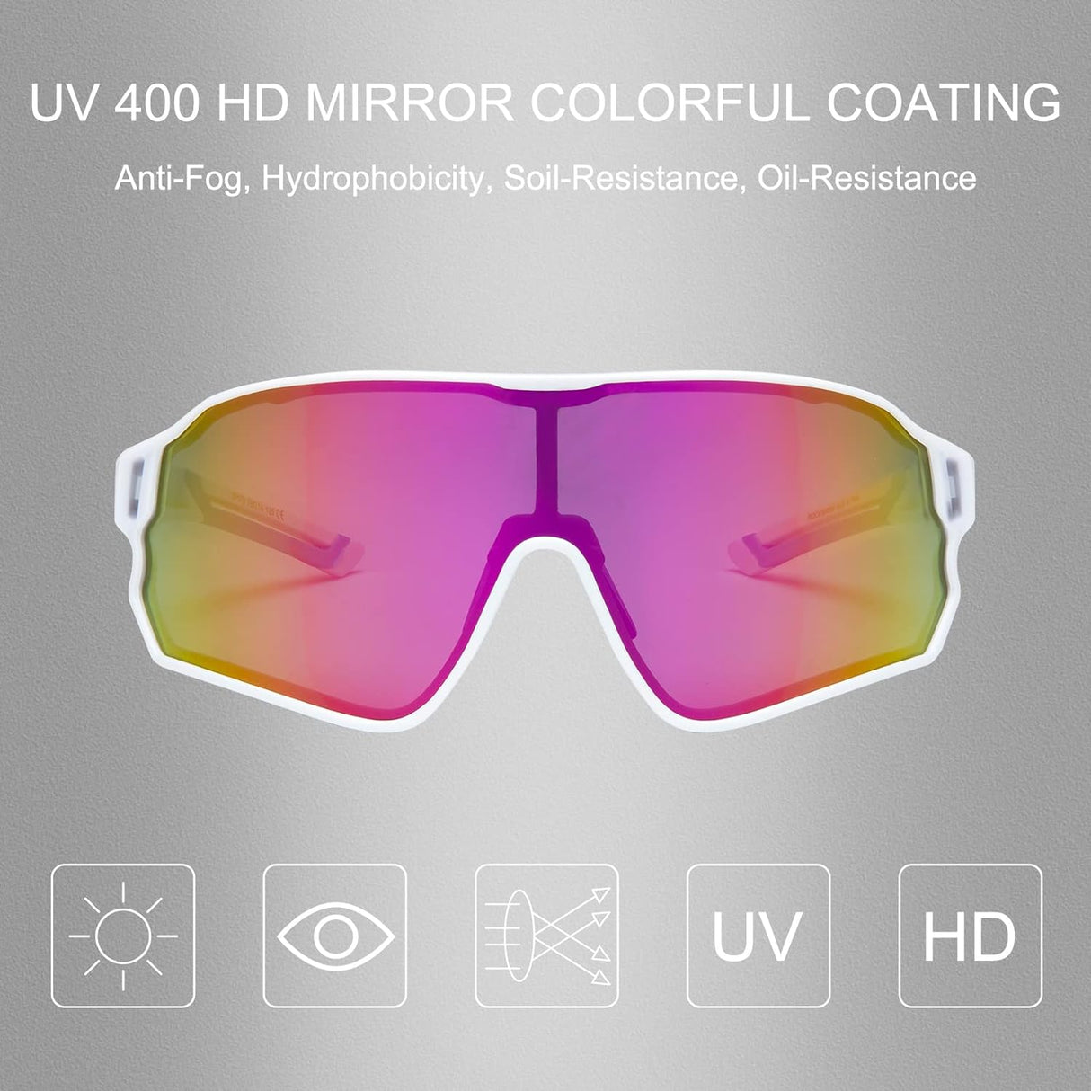 UV400 Polarized Sunglasses for Cycling