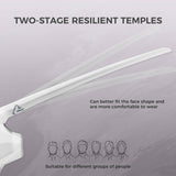 Rimless Polarized Cycling Glasses