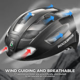 Smart Bike Helmet with Remote-Controlled Warning Lights