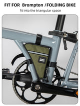 ROCKBROS Triangle Bike Small Tool Frame Bag Waterproof Storage Pouch for Folding Bikes