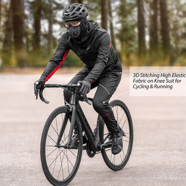 Unisex Fleece Lined Thermal Cycling Pants