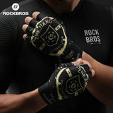 ROCKBROS × Zhejiang Professional FC Limited Edition Half-Finger Cycling Gloves
