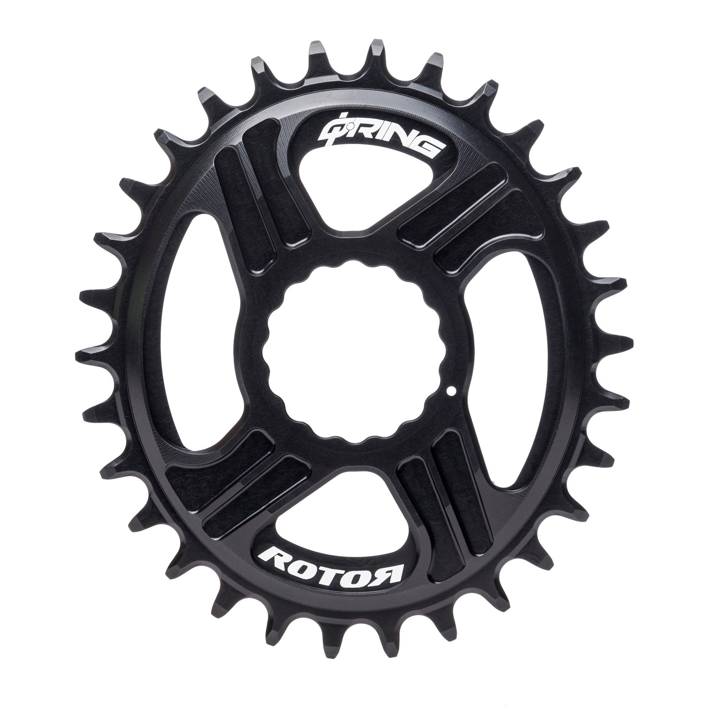 Rotor Cinch DM Q Oval Ring 30t Black