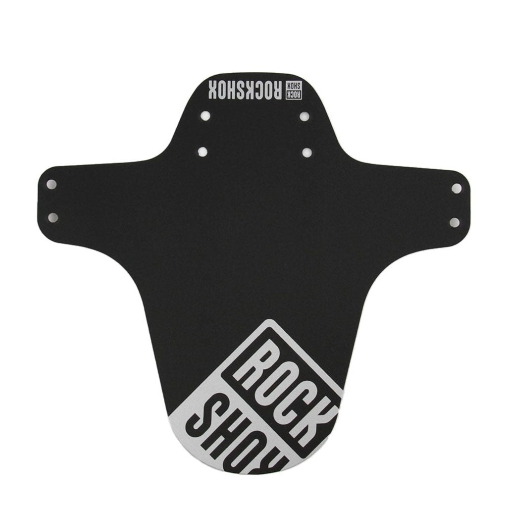 MTB Fender, Short Zip Tie, Black w/Polar Gray