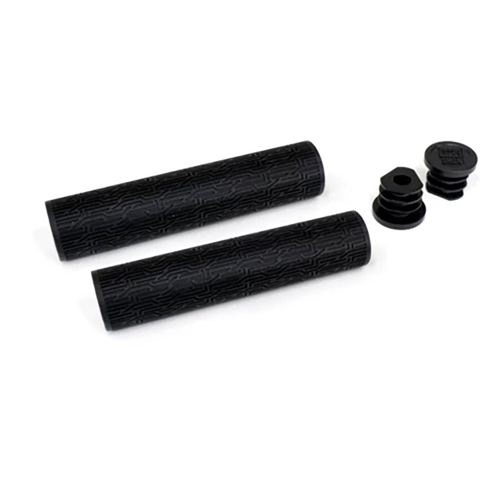 Textured Slip-On Grips, 135mm, Black, Pair