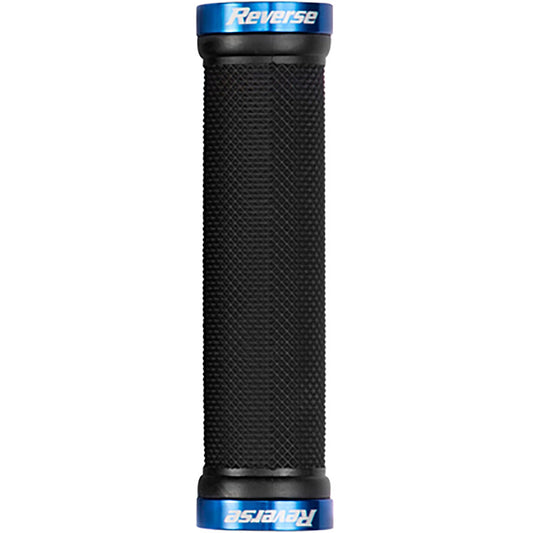 Reverse Classic Thin Lock-On Grips 28mm Black/Blue