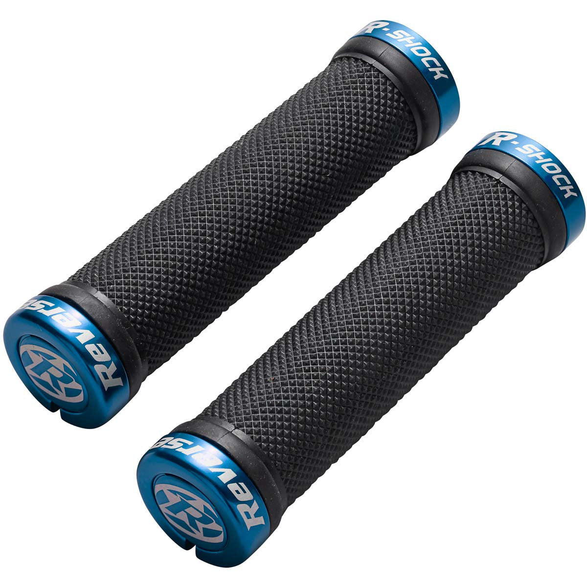 R-Shock Lock-On Grips, 31mm - Black/Blue  NLS