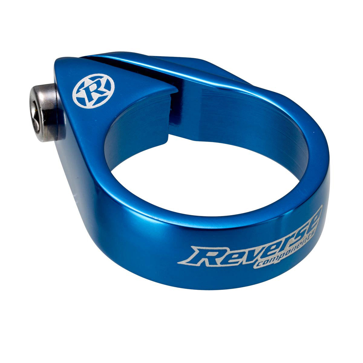 Bolt Seatpost Clamp, 34.9mm, Blue