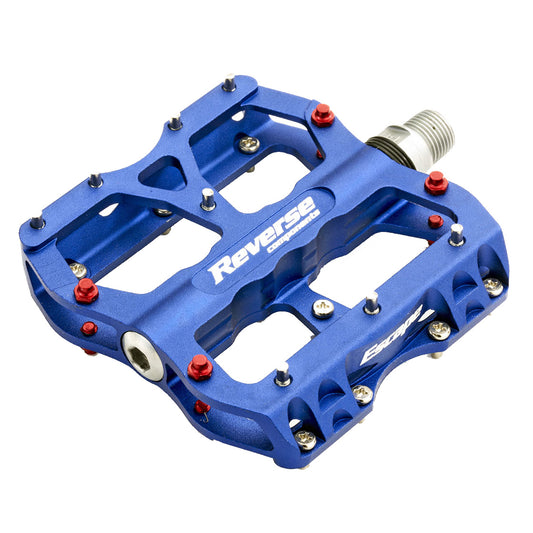 Reverse Escape Pedals Dark Blue Anodized