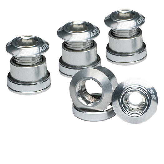 Chainring Bolt Set, 8pc - Silver