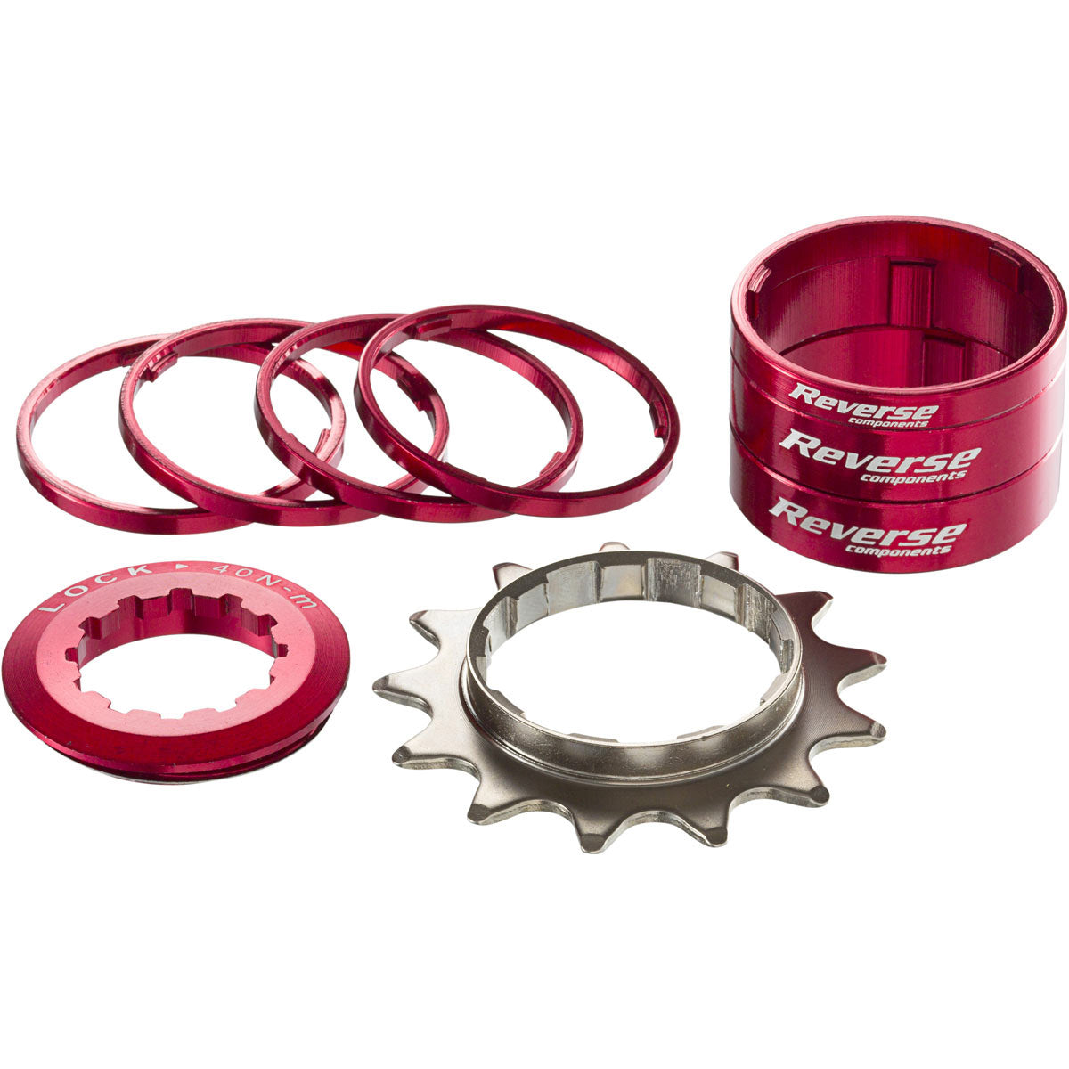 Single Speed Kit, 13t, Red