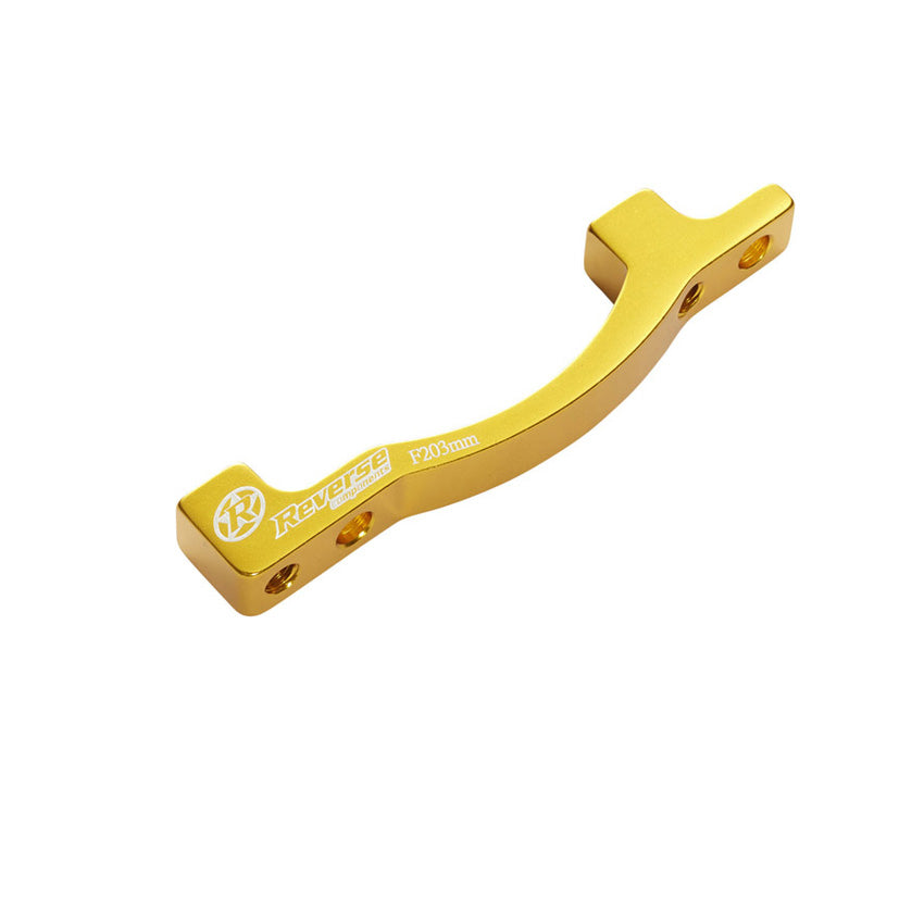 Disc Brake Adapter, PM-PM 200 Front, Gold