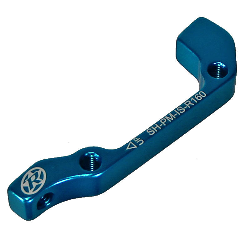 Reverse Disc Brake Adapter IS-PM 180 Front/160 Rear Blue