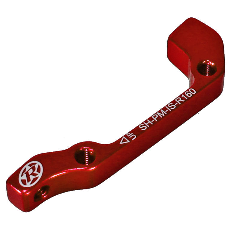 Disc Brake Adapter, IS-PM 180 Front/160 Rear, Red