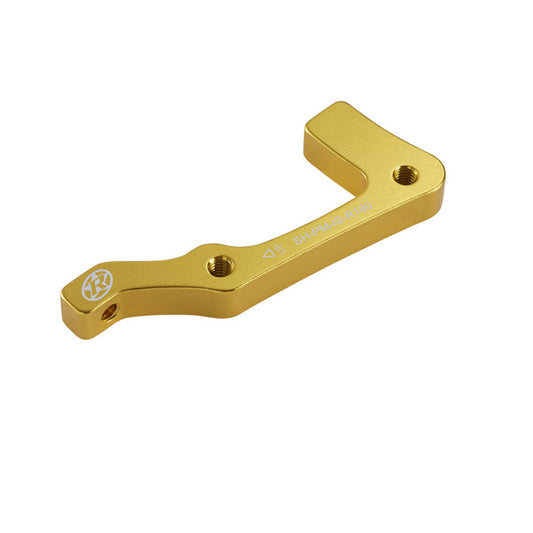 Reverse Disc Brake Adapter IS-PM 180 Rear Shimano Gold