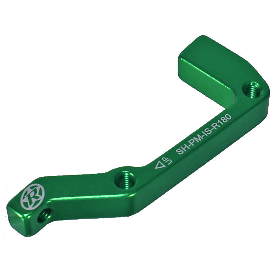 Disc Brake Adapter, IS-PM 180 Rear, Shimano, Green