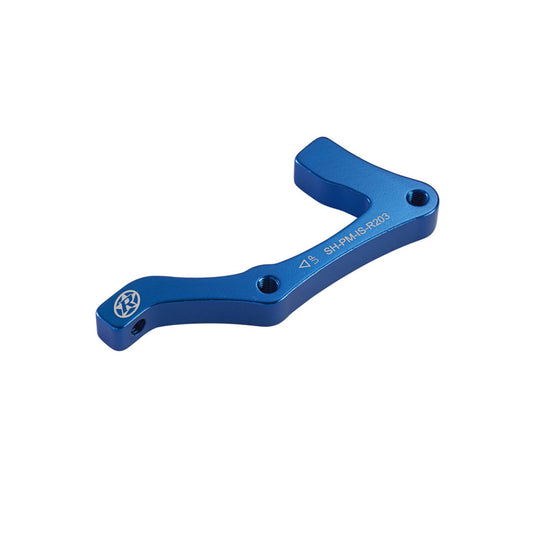 Reverse Disc Brake Adapter IS-PM 203 Rear Shimano Blue