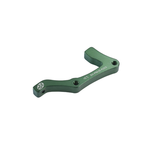 Reverse Disc Brake Adapter IS-PM 203 Rear Shimano Green