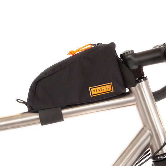 Restrap Strap-On Top Tube Bag - Black