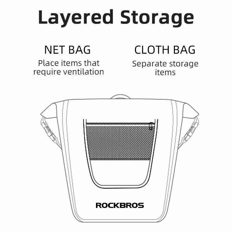 Std Bicycle Saddlebags Front Roller Panniers Bag