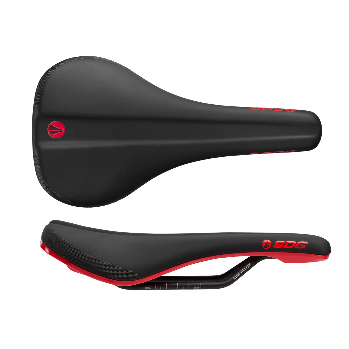 Bel-Air V3 Saddle, Lux-Alloy Rails, Red