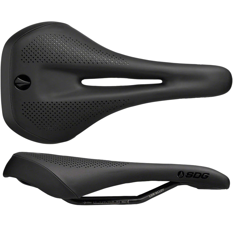 Allure V2 Saddle, Lux-Alloy Rails, Black