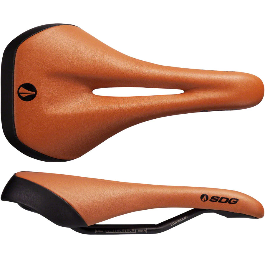 Allure V2 Saddle, Lux-Alloy Rails, Brown/Black