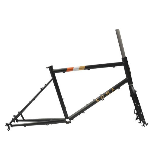 Soma Rufus Urban Cruiser Frameset  46cm Matte Black