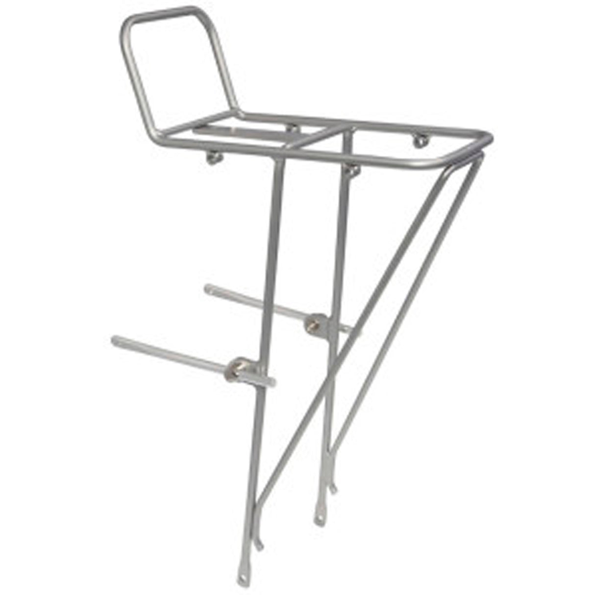 Lucas 3 Mini Front Rack, Silver