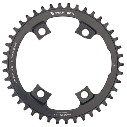 110 BCD Asymmetric 4-Bolt Chainrings for Shimano Cranks