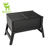 Qunature Foldable BBQ Grill with Durable Chrome-Plated Net and Ventilation