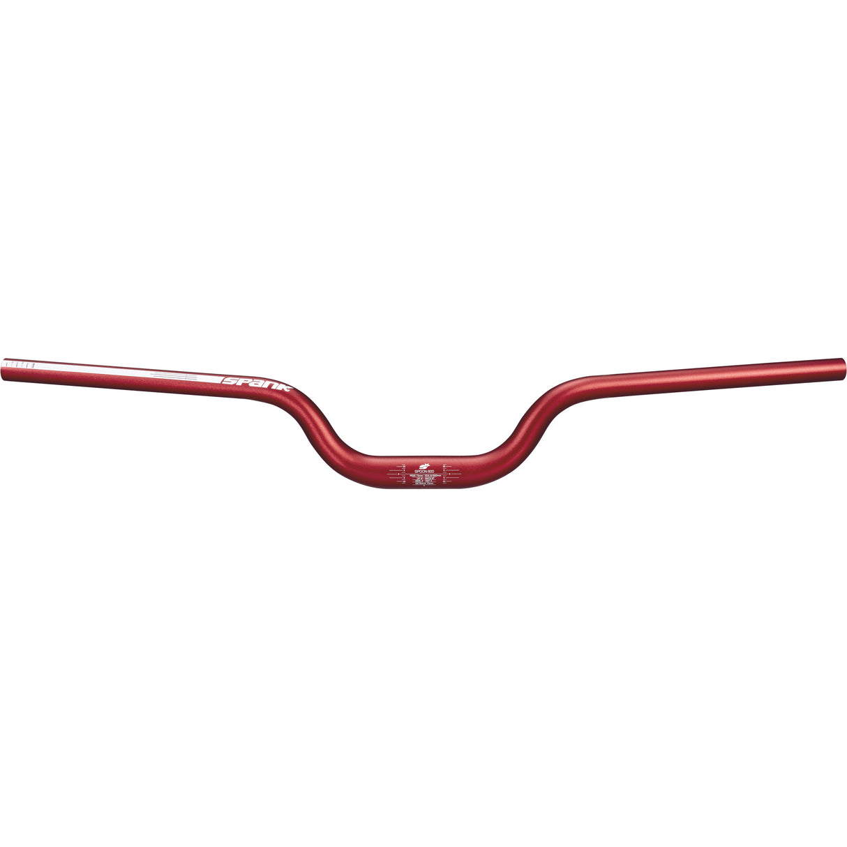 Spank Spoon 800 Handlebar - 31.8mm Clamp 800mm 75mm Rise Red