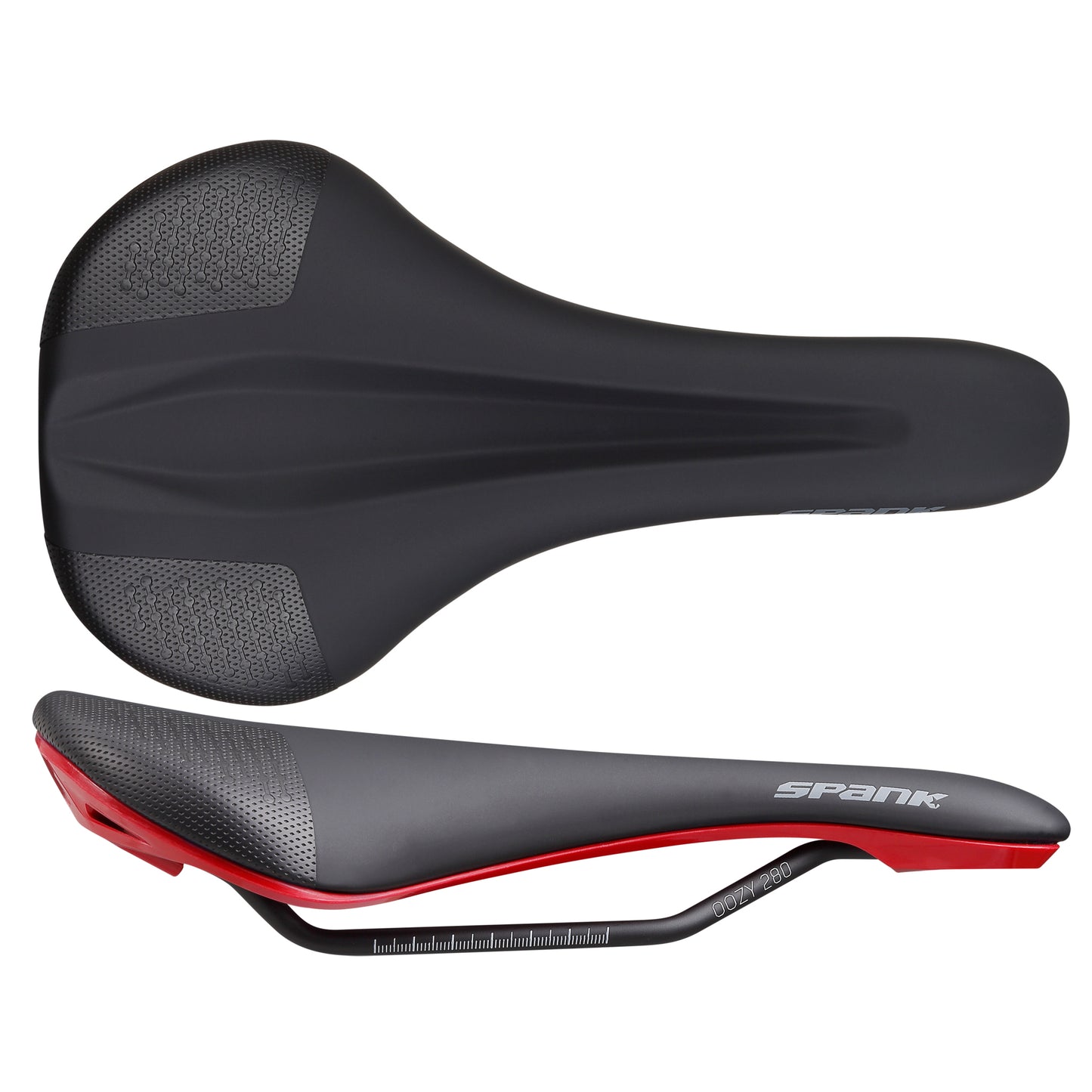 Spank Oozy 280 Saddle Black/Red