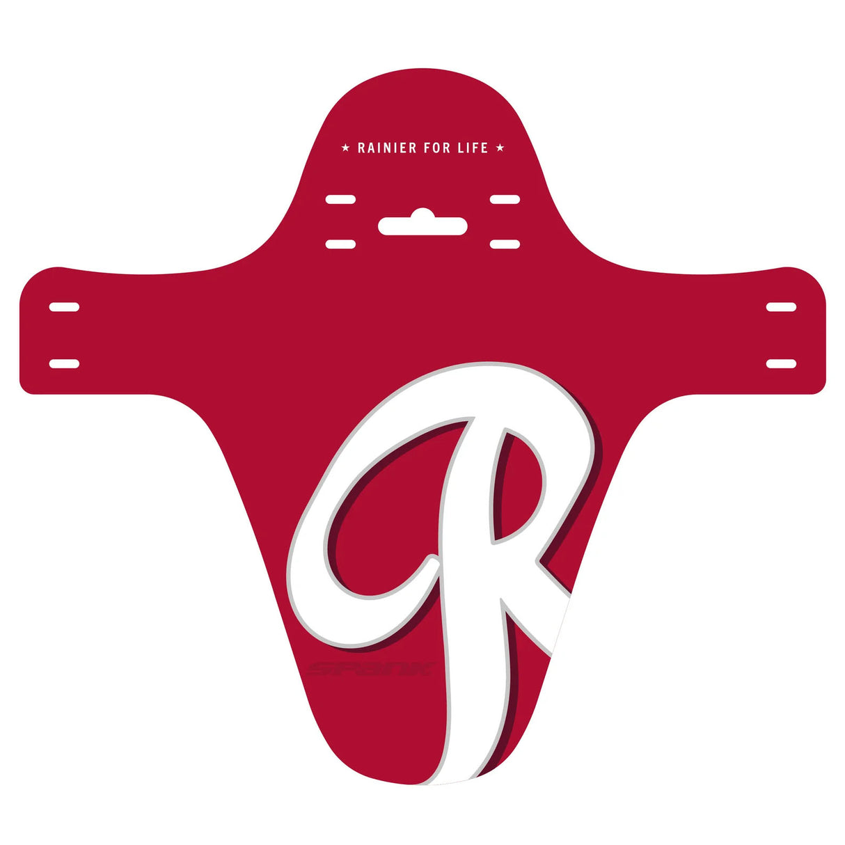 Mud Fender, Rainier Beer, Red