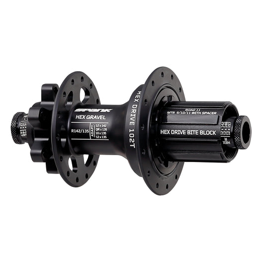 Spank HEX Gravel 6B Disc Rear Hub 28h 12x142mm HG Road