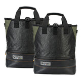 Sustainable Eco-Friendly Recycled Tire 12L Waterproof Bike Panniers ROAD TO SKY