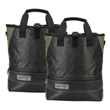 Sustainable Recycled Tire Bike Panniers 12L ROAD TO SKY