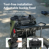 Sustainable Eco-Friendly Recycled Tire 12L Waterproof Bike Panniers ROAD TO SKY