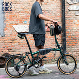 Sustainable Eco-Friendly Recycled Tire Bike Frame Bag 0.5L ROAD TO SKY
